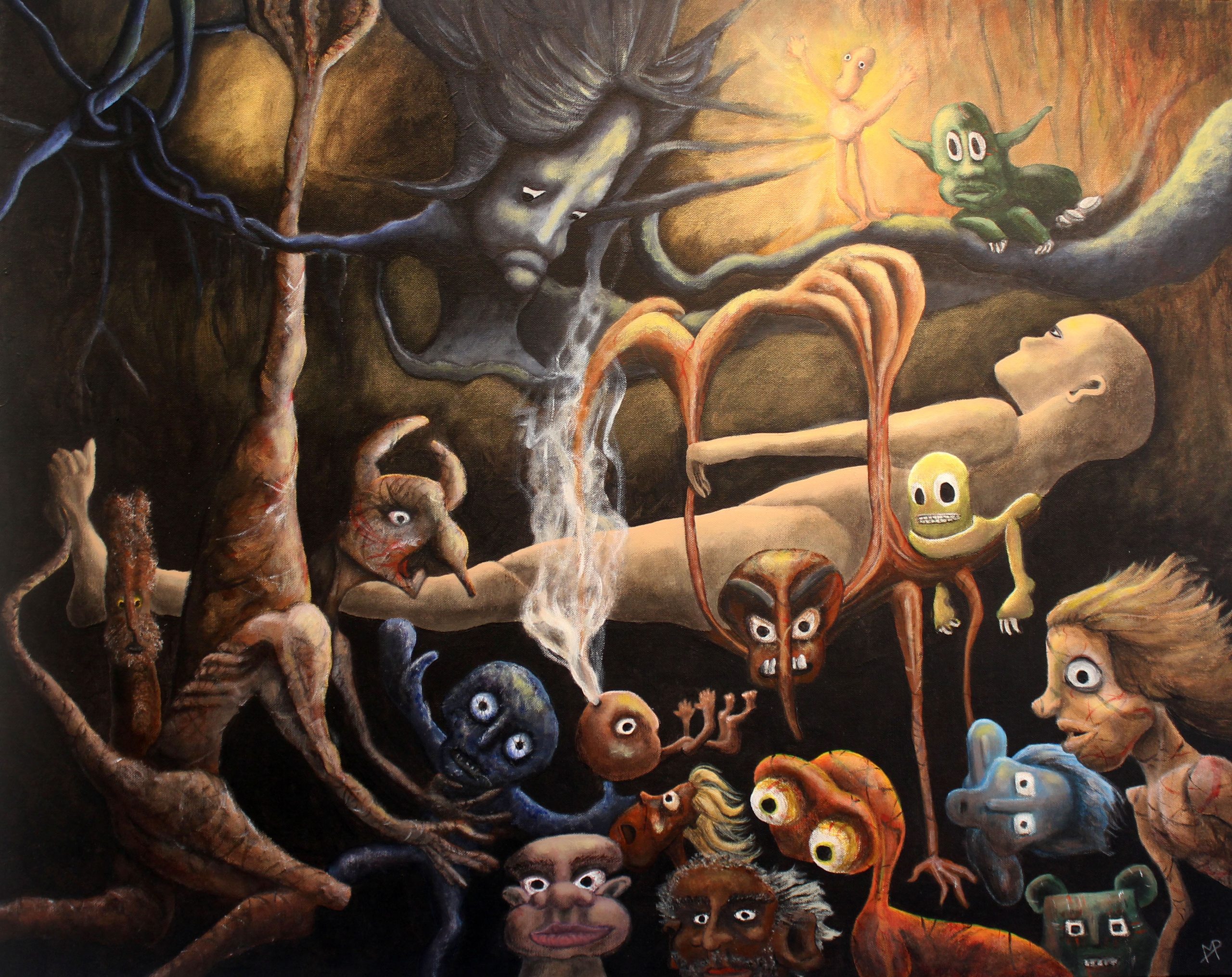 peinture acrylique Muriel Platero