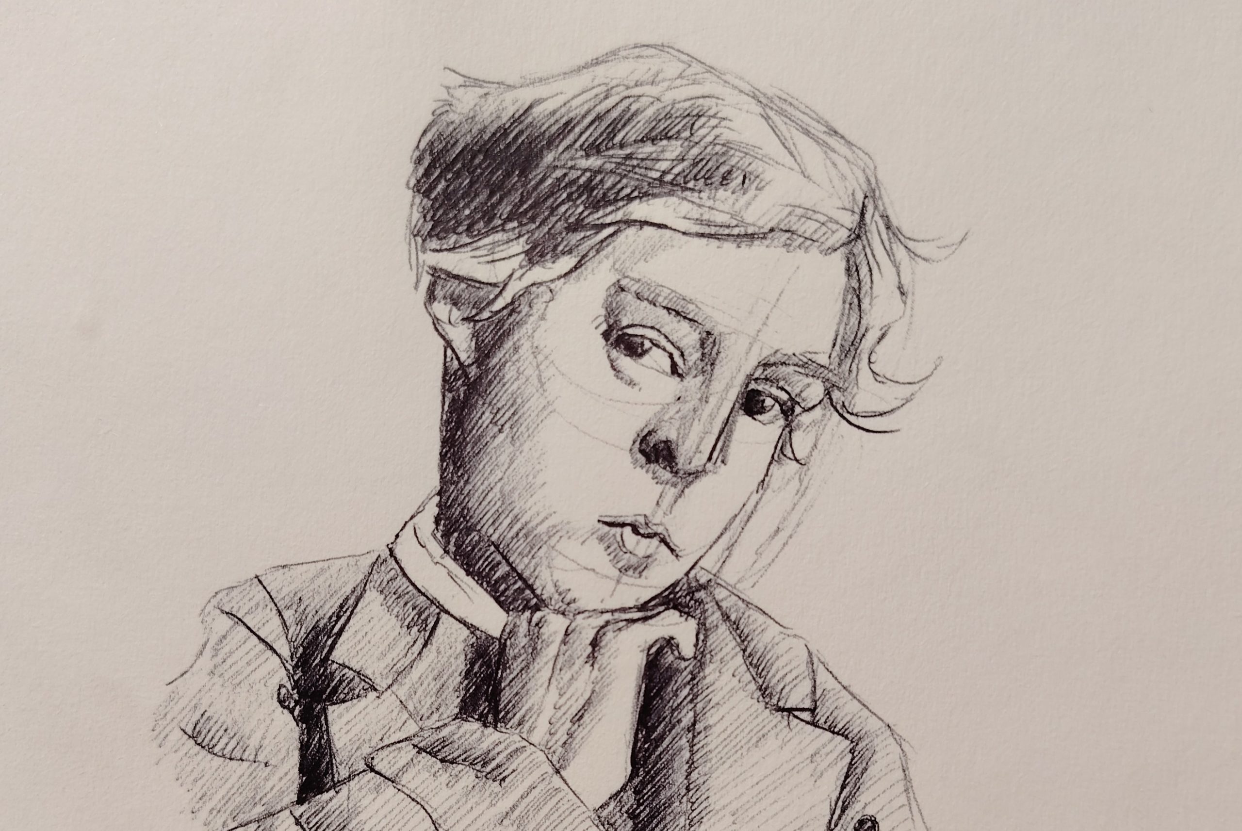 portrait stylo bille