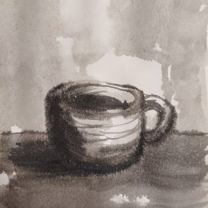 encre pinceau dessin