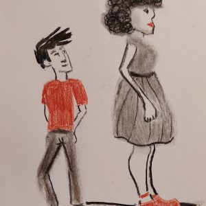 fusain cours geste texture